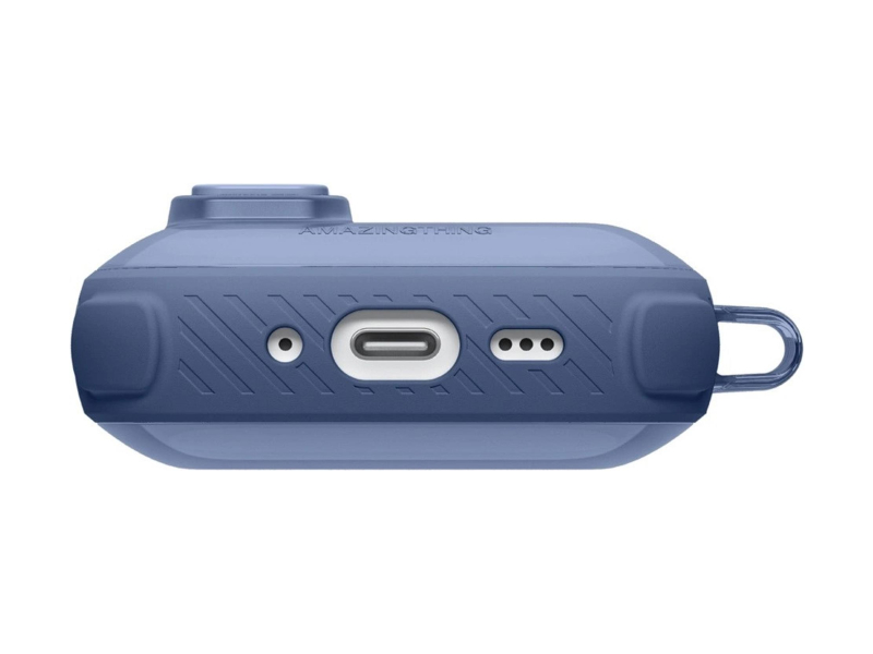 AmazingThing Titan Pro Mag Case Clear do AirPods Pro 3 - niebieskie