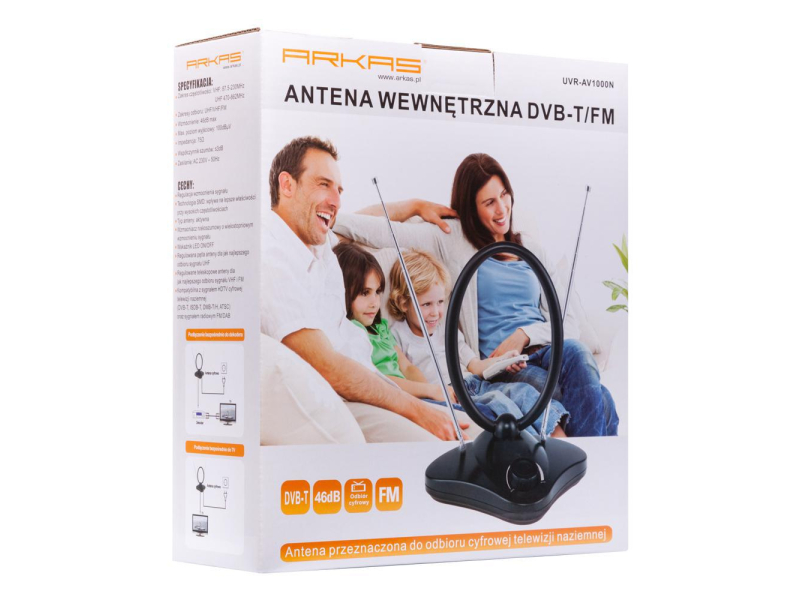 Arkas ANTENA WEWNETRZNA ARKAS UVR-AV1000N 5G #