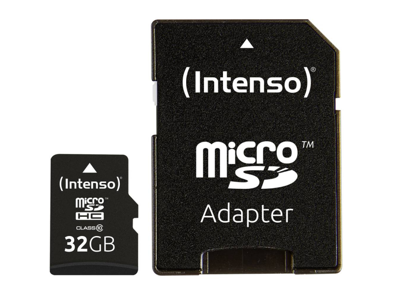 Intenso microSD 32GB Class10 + adapter SD