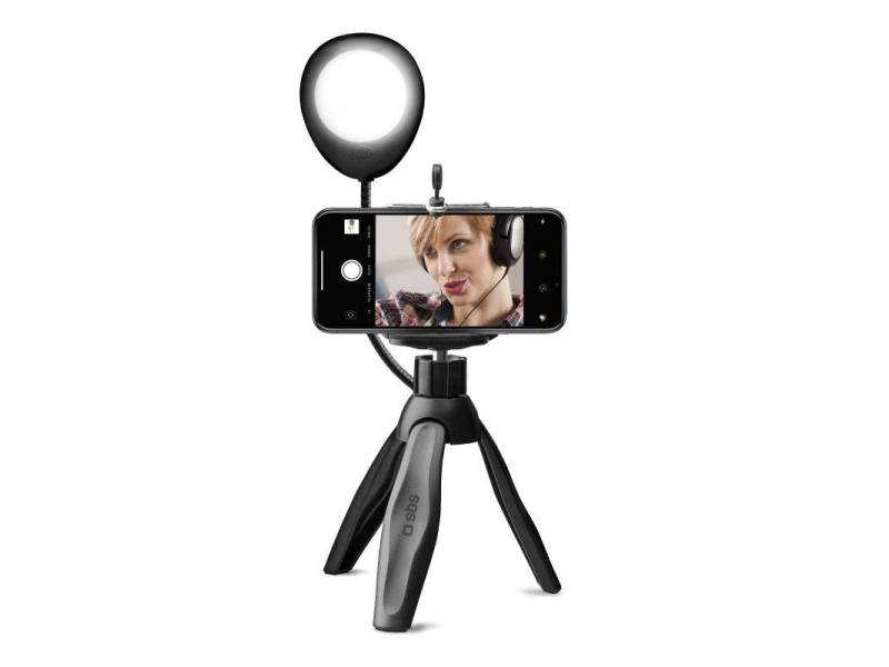 SBS Tripod bezprzewodowy SBS ze światłem LED
