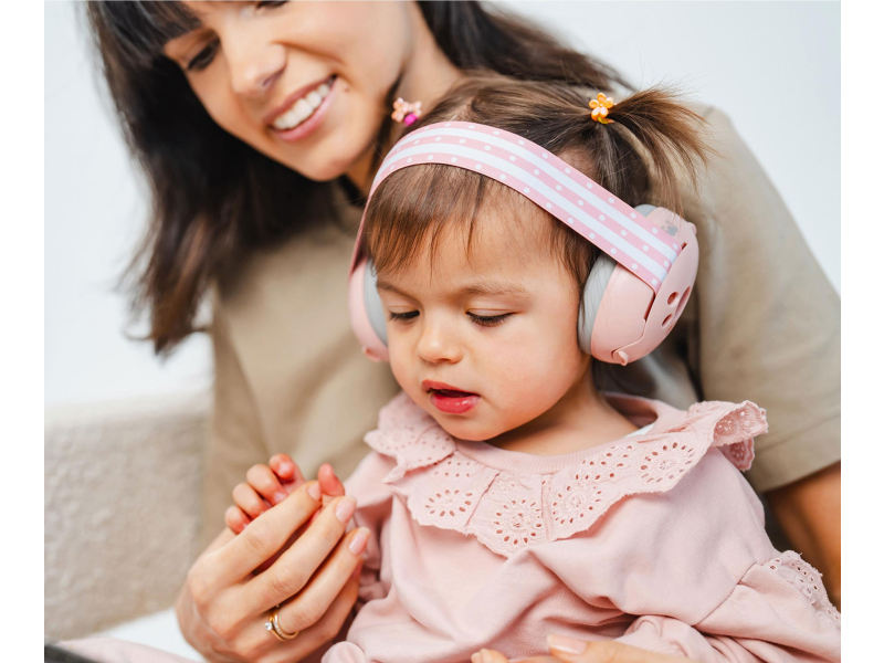 MOMINI Słuchawki wygłuszające dla dzieci Mimi Pink