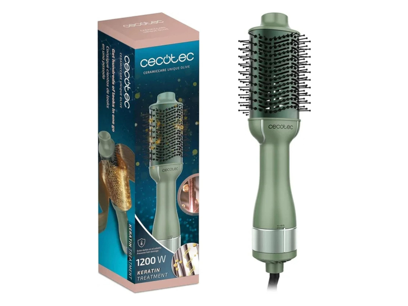Cecotec Szczotka prostująca CeramicCare Unique Olive