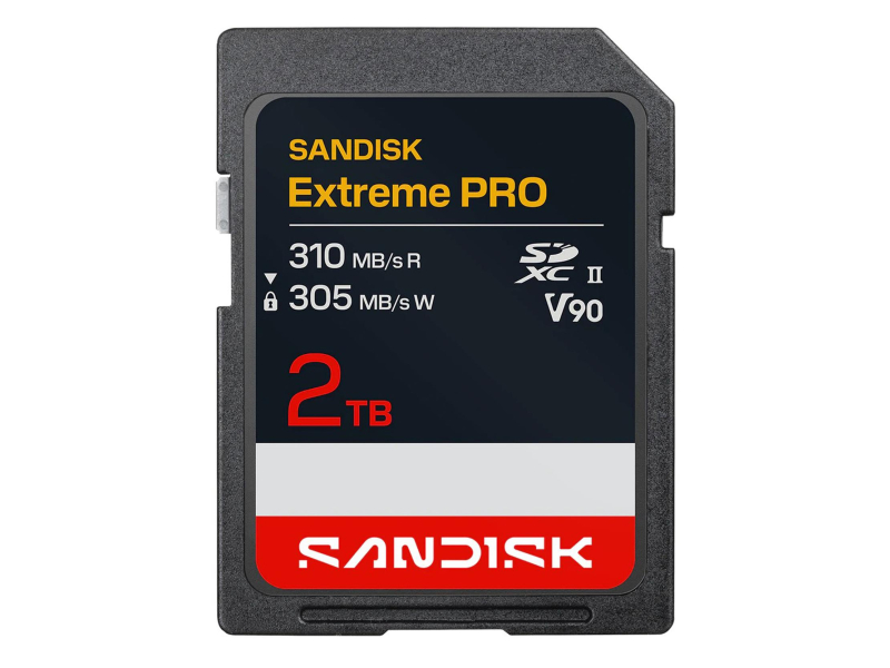 Sandisk 2TB SDXC Extreme PRO UHS-II V90 310/305 MB/s