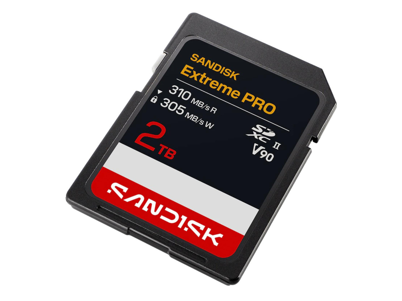Sandisk 2TB SDXC Extreme PRO UHS-II V90 310/305 MB/s