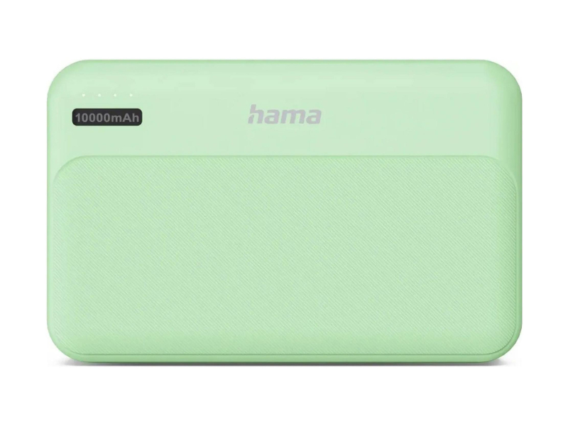 Hama POWER PACK POCKET 10 10000 mAh 2X USB-A ZIELONY