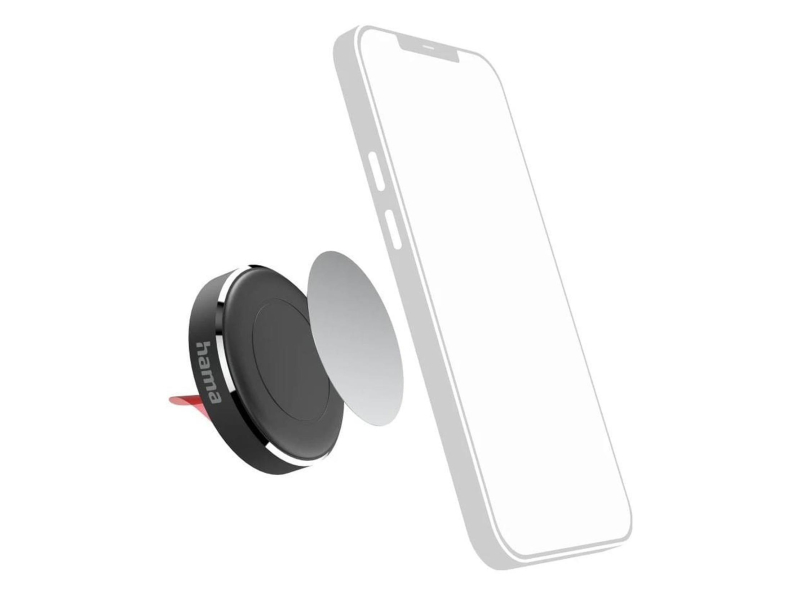 Hama UCHWYT MAGNET UNIVERSAL SMARTPHONE HOLDER, STICK-ON, BLACK