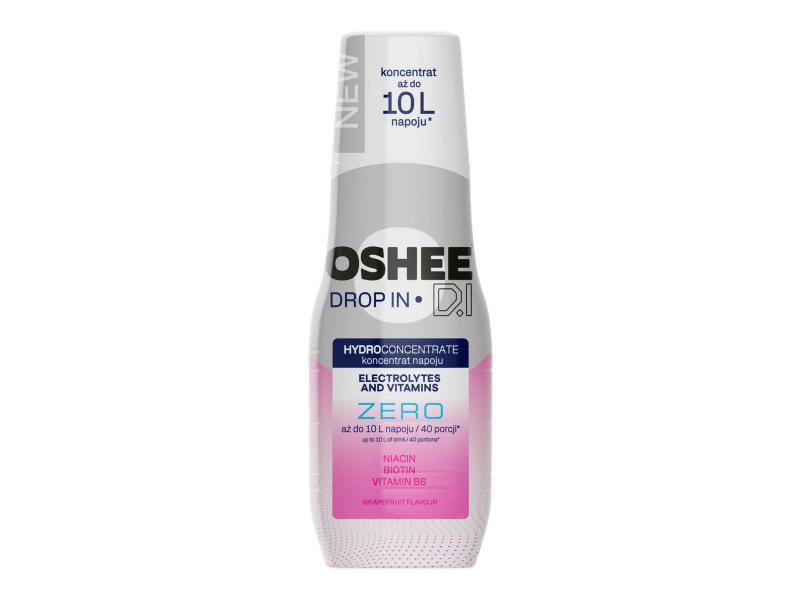 OSHEE Koncentrat napoju DROP IN grejpfrutowy + witaminy 500 ml