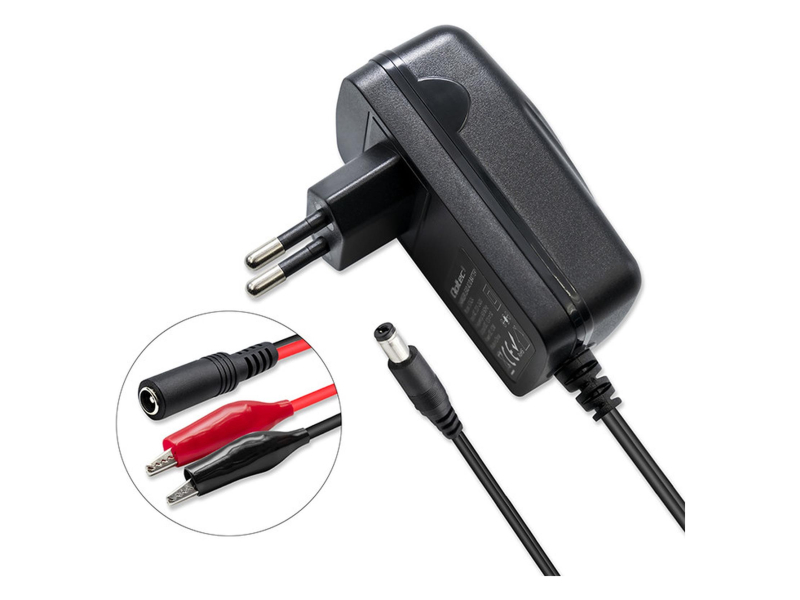 Qoltec Automatyczna ładowarka STD AGM GEL 12V 1A, Prostownik 6W