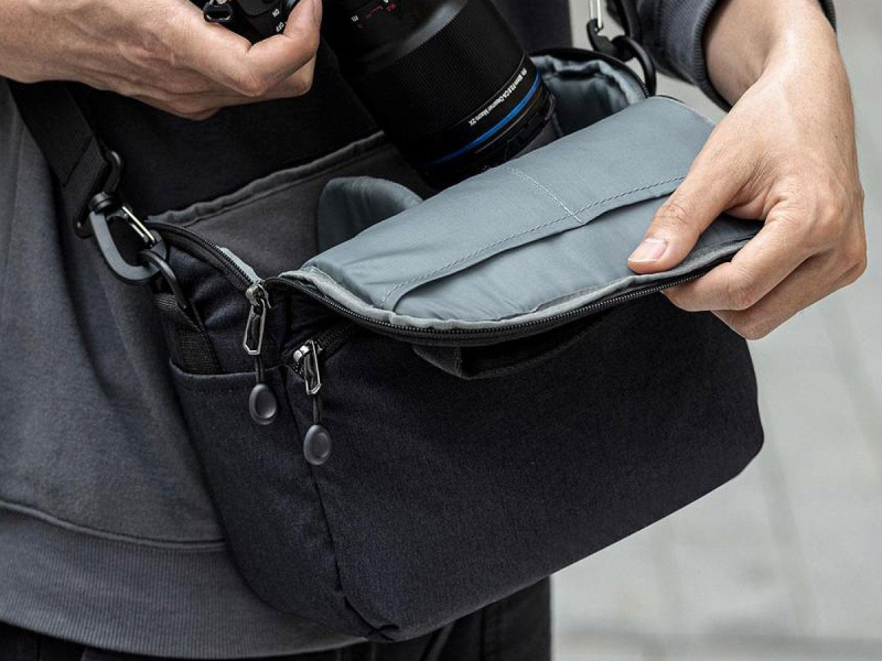 K&F Concept Camera Sling Bag 5 l - granatowa