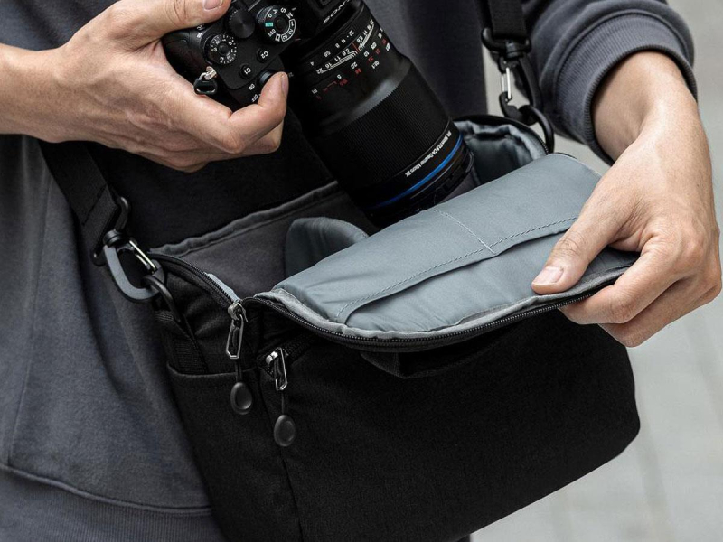 K&F Concept Camera Sling Bag 5 l - czarna