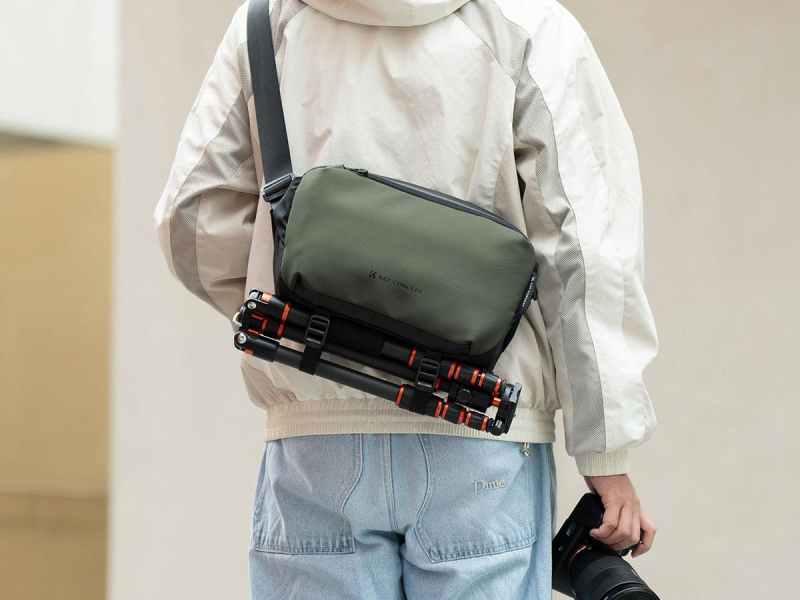 K&F Concept Alpha Sling Bag 10 l - ciemnozielona