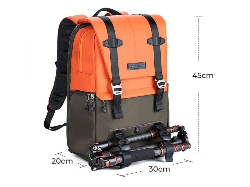 K&F Concept Urban Wander 20 l - pomarańczowy