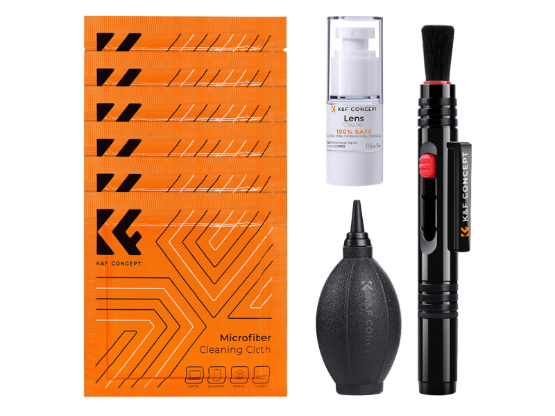 K&F Concept Zestaw czyszczący do optyki Cleaning Kit 4w1