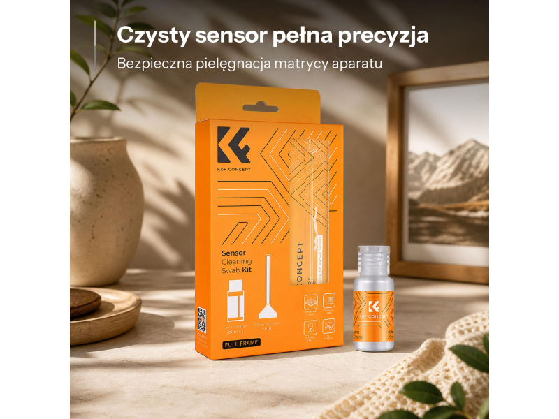 K&F Concept Zestaw czyszczący do matryc pełnoklatkowych Sensor Cleaning