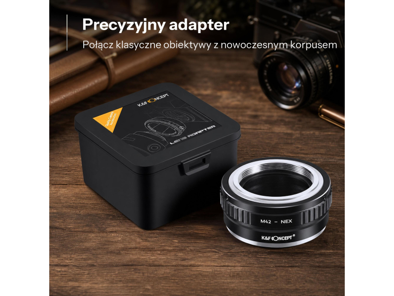 K&F Concept Adapter bagnetowy - M42 / Sony E