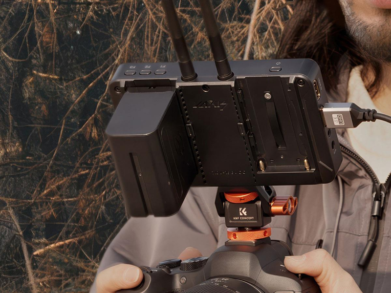 K&F Concept Uchwyt montażowy do monitora MS-42 - pomarańczowo-czarny