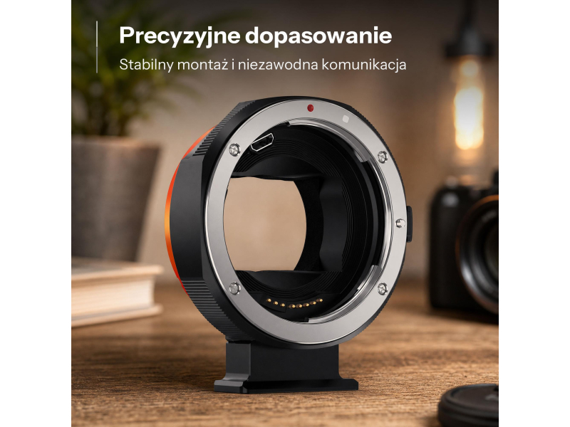 K&F Concept Adapter bagnetowy EF-E IV - Canon EF / Sony E
