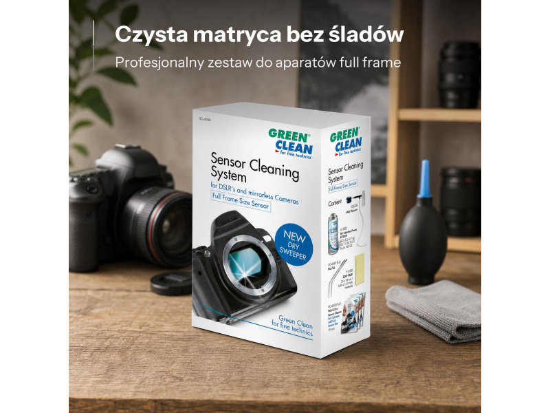 Green Clean Zestaw do czyszczenia pełnoklatkowych matryc