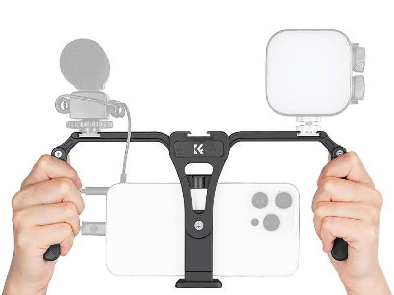 K&F Concept Klatka operatorska do smartfona - czarna