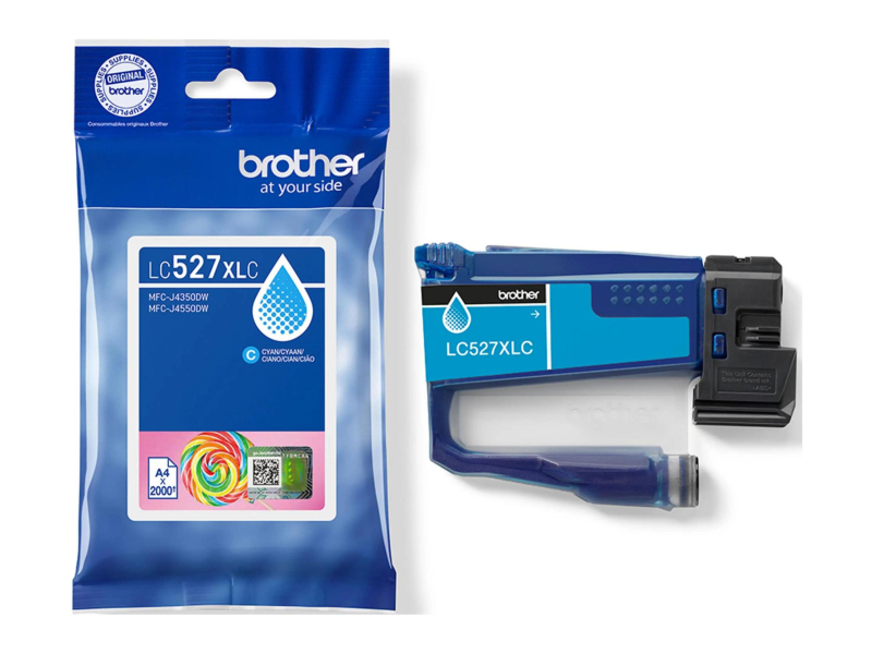 Brother LC-527XLC cyan 2000 str.