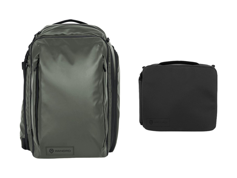 WANDRD Transit Travel Backpack Photo Bundle 45L Wasatch Green