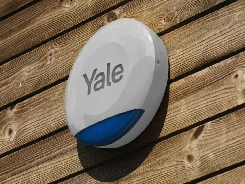 Yale Zewnętrzna Syrena Szara