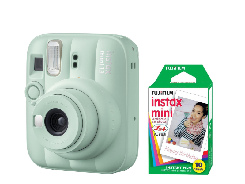 Fujifilm Instax Mini 13 zielony + wkłady (10 zdjęć)