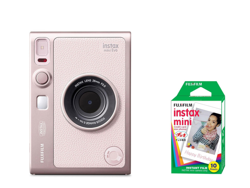 Fujifilm Instax Mini Evo różowy wkłady (10 zdjęć)