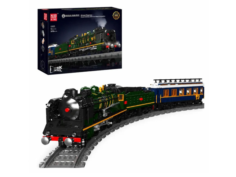 Mould King Klocki konstrukcyjne Lokomotywa parowa Orient Express 4261el
