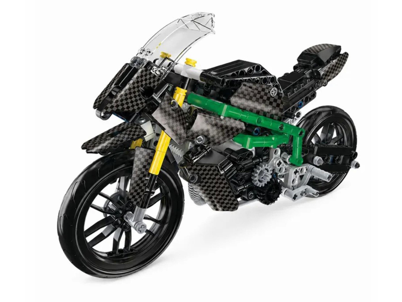 Mould King Klocki konstrukcyjne Model motocykla HZ 656 el. zestaw 23002