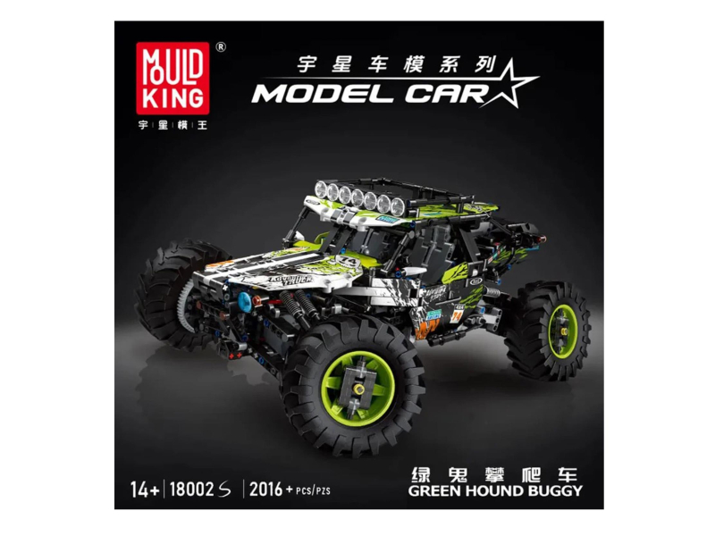 Mould King Klocki konstrukcyjne Buggy Hound zielony 2016 el. zestaw 1