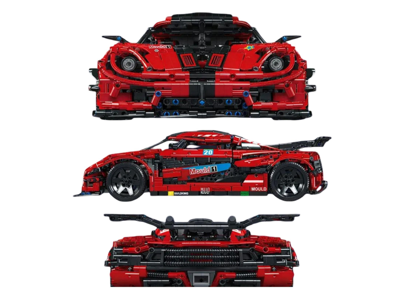 Mould King Klocki konstrukcyjne Supersamochód Koenigsegg 3063 el. zesta
