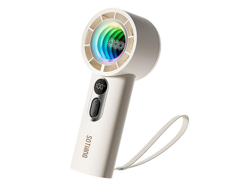 Sothing Ręczny wentylator Abyss Colorful Light 3600mAh biały
