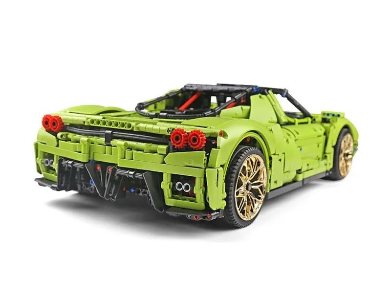 Mould King Klocki konstrukcyjne Ferrari Enzo zielony 2790 el. zestaw 13