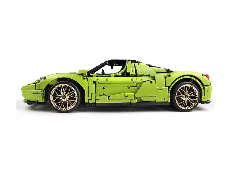 Mould King Klocki konstrukcyjne Ferrari Enzo zielony 2790 el. zestaw 13