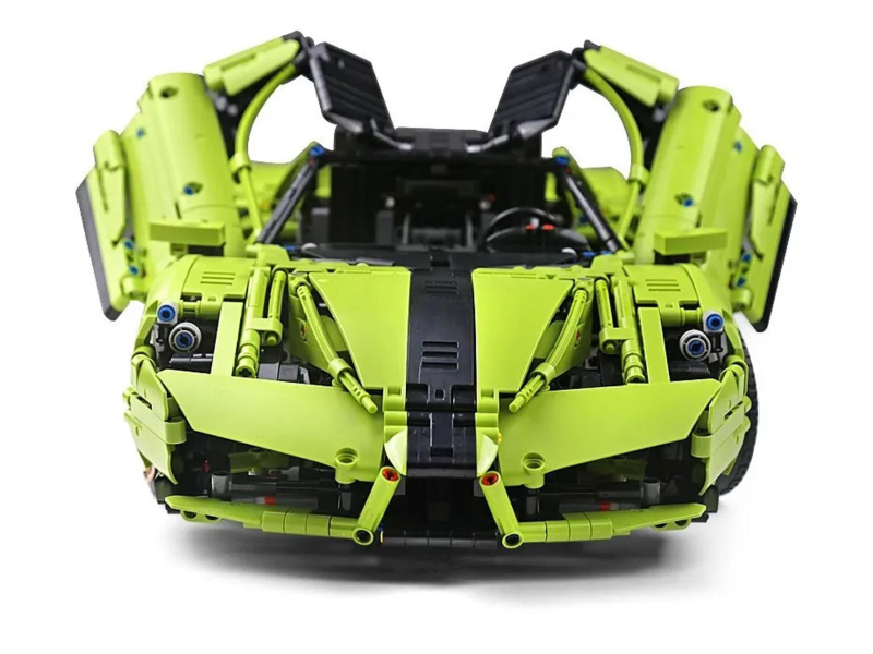 Mould King Klocki konstrukcyjne Ferrari Enzo zielony 2790 el. zestaw 13