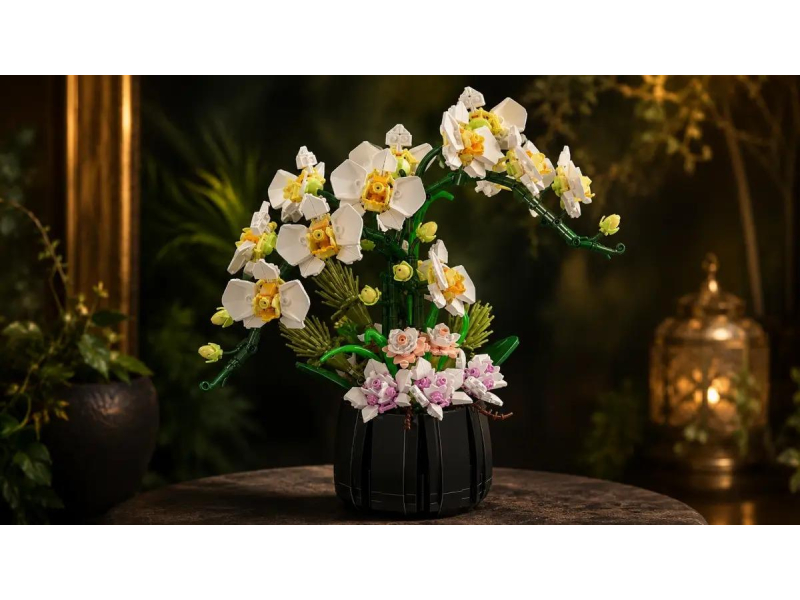 Mould King Klocki konstrukcyjne Bonsai z orchideą 1014 el. zestaw 24108