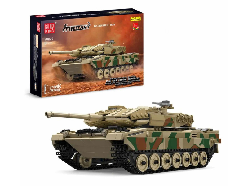 Mould King Klocki konstrukcyjne Zdalnie sterowany czołg Leopard 2 1100