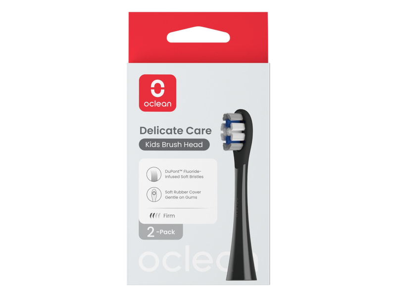 Oclean Oclean Końcówki do szczoteczki X Kids P3K8 (czarne, 2 szt.)