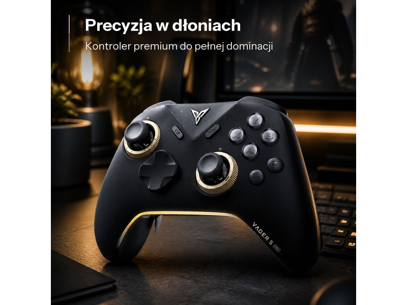 FlyDigi Uniwersalny kontroler do gier Bluetooth VADER 5 PRO czarny