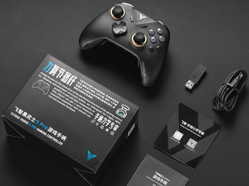 FlyDigi Uniwersalny kontroler do gier Bluetooth VADER 5 PRO czarny