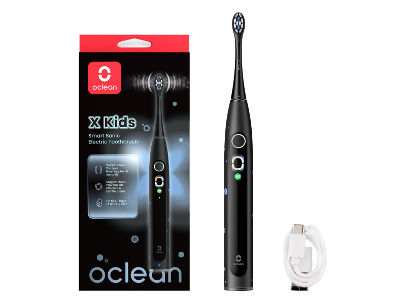Oclean Oclean Szczoteczka soniczna X Kids (czarna)