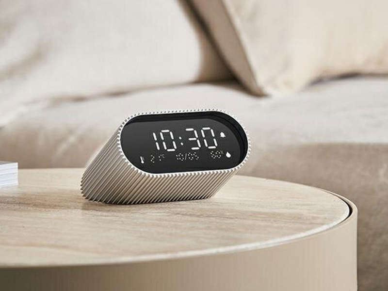 LEXON Ray Clock Aluminum LR155RA3