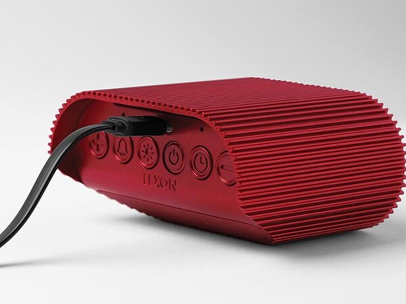LEXON Ray Clock Saguine Red LR155SR3