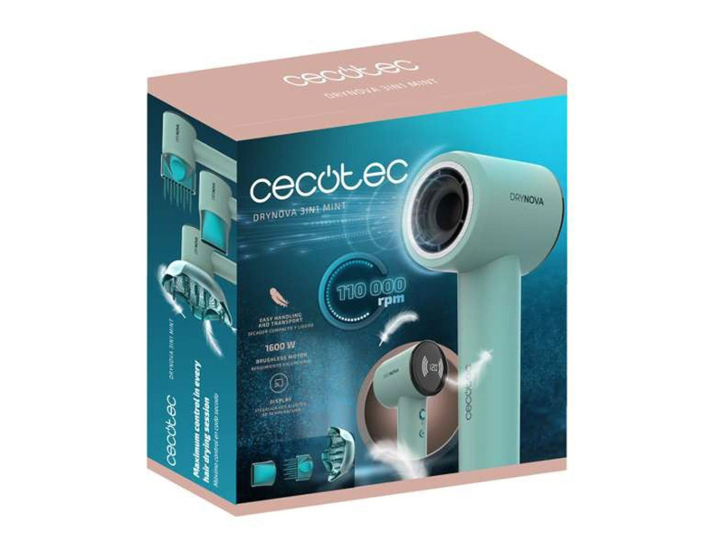 Cecotec Suszarka do włosów DryNova 3in1 Mint
