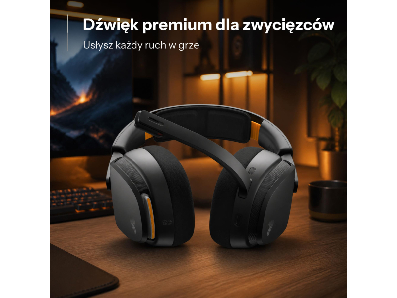 Glorious GHS Wireless InfinitePlay Czarne
