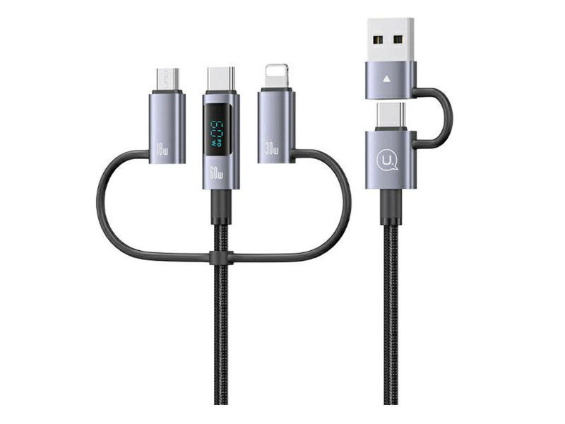 USAMS Kabel 6w1 Fast charging 60W 2m Aluminuim