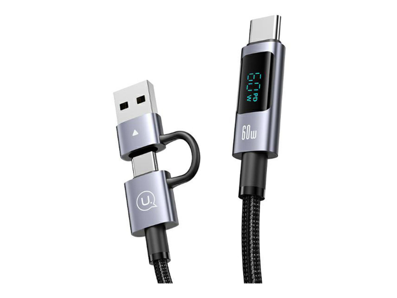 USAMS Kabel 6w1 Fast charging 60W 2m Aluminuim