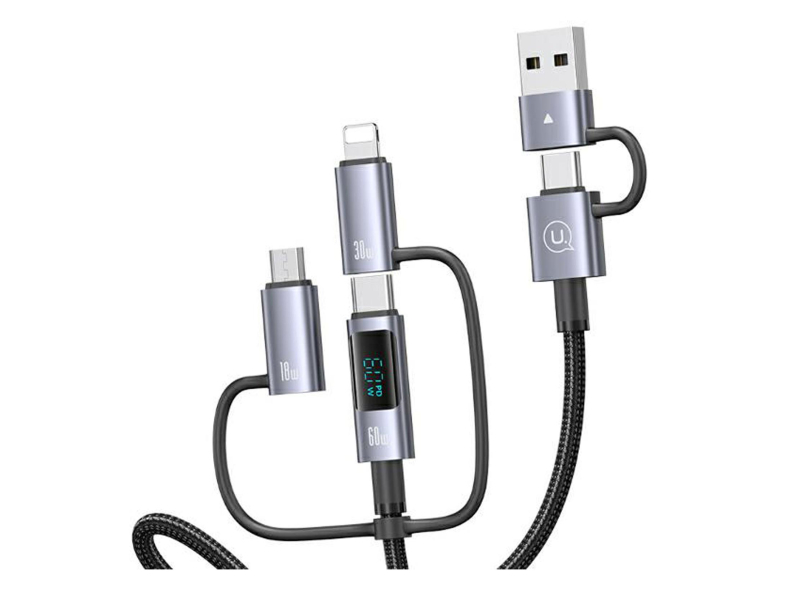 USAMS Kabel 6w1 Fast charging 60W 2m Aluminuim