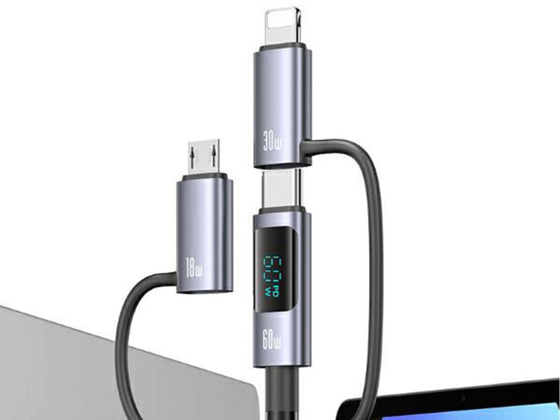 USAMS Kabel 6w1 Fast charging 60W 2m Aluminuim